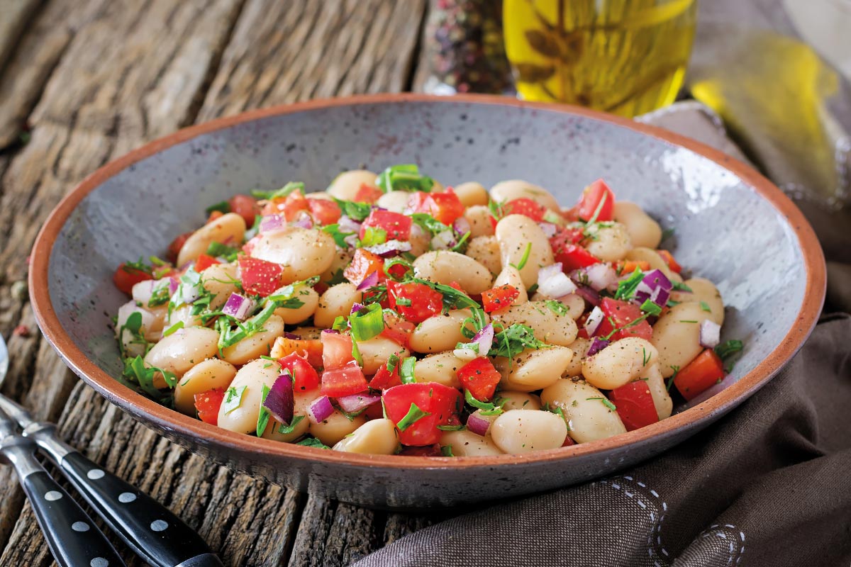 Beans salad: the Calabrian recipe