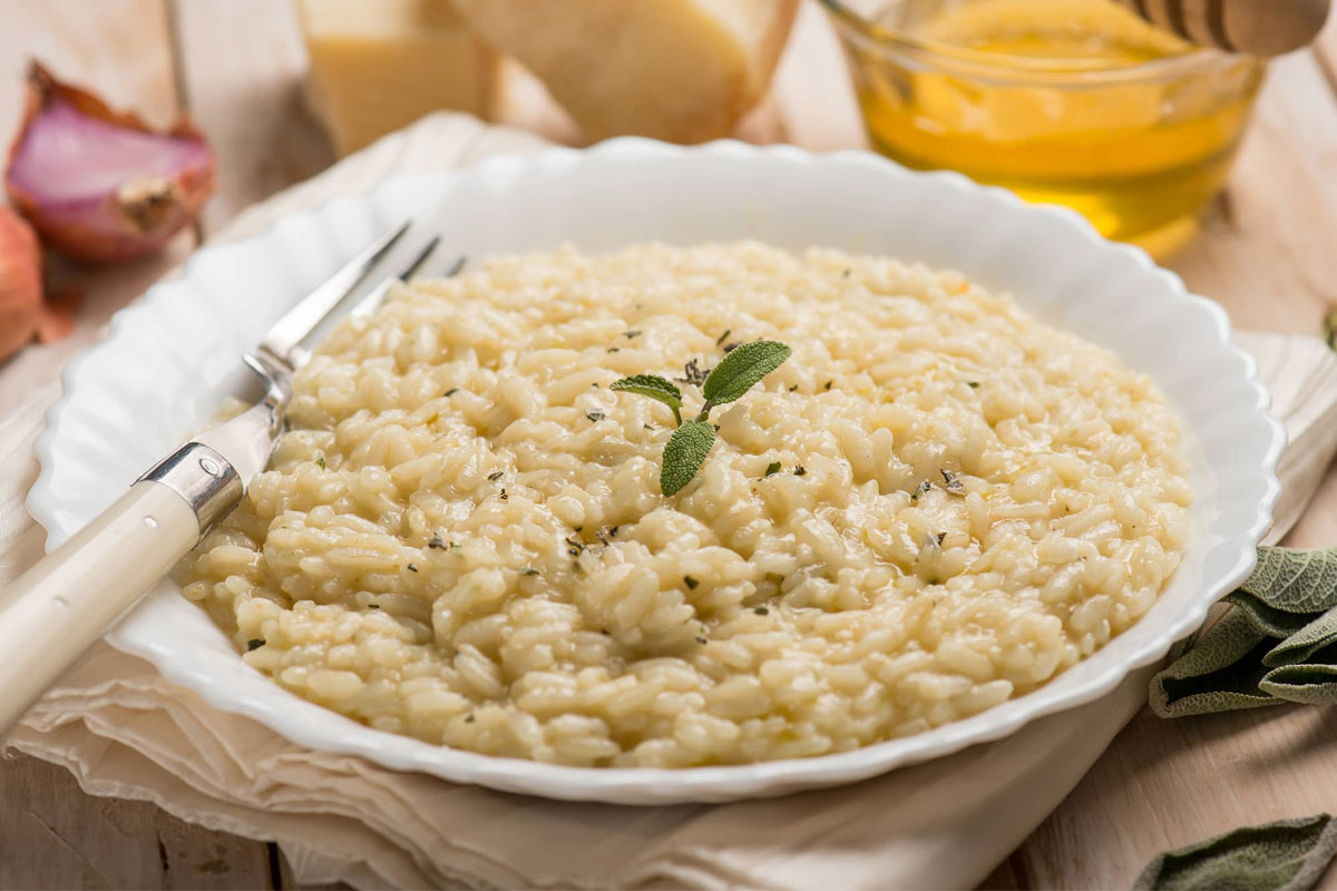 How to prepare a risotto with the best Italian honey