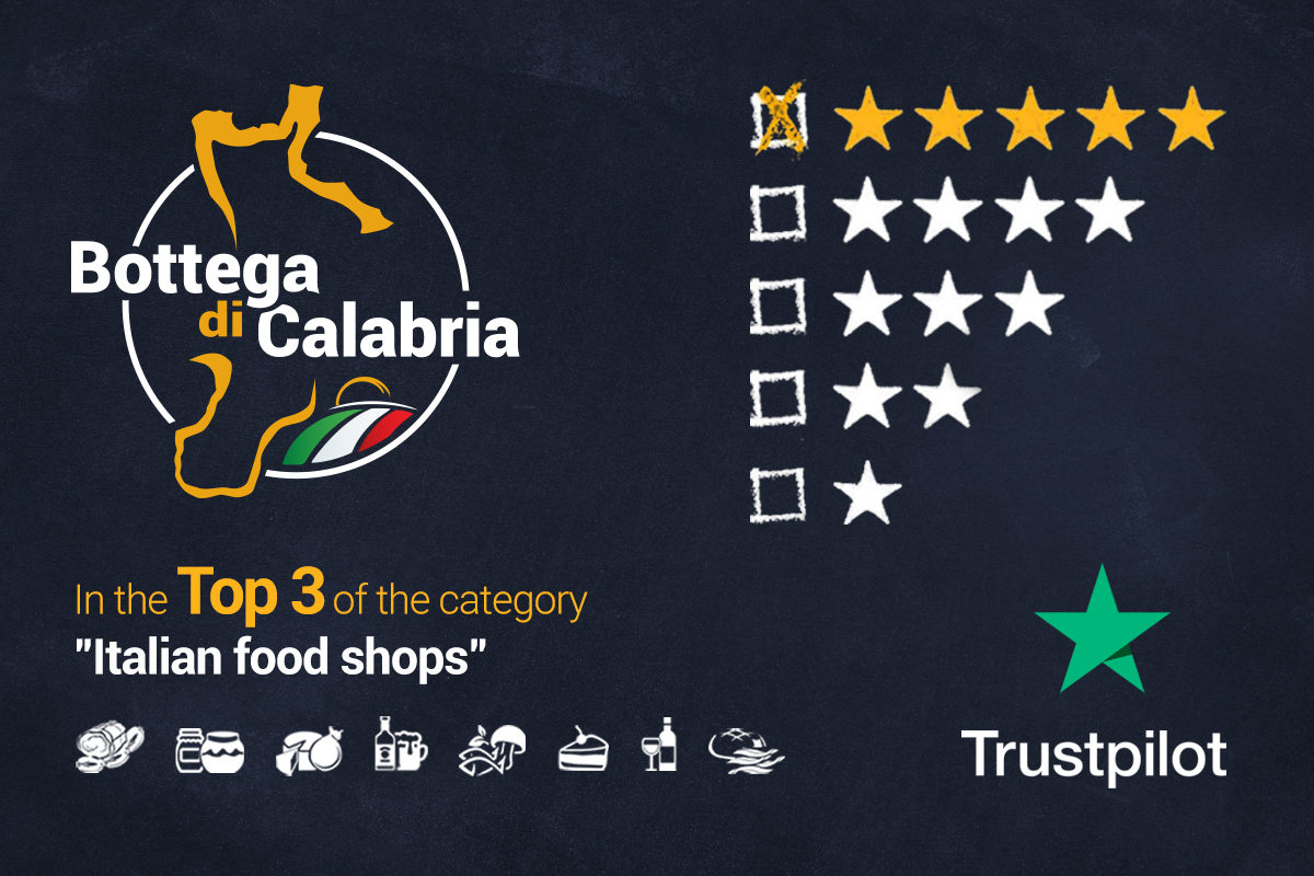 Bottega di Calabria in the TOP 3 of Italian food shops