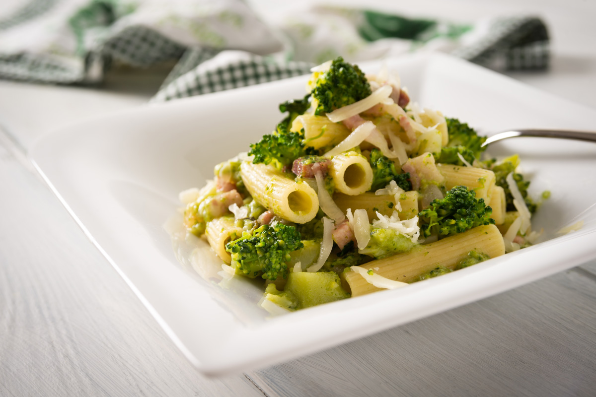 Pasta and broccoli